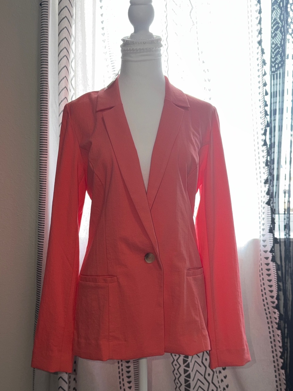 Maurices Coral Single-Button Blazer